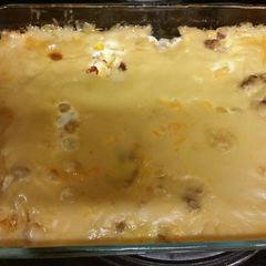 A picture of Eggs Benedict Breakfast Bake.