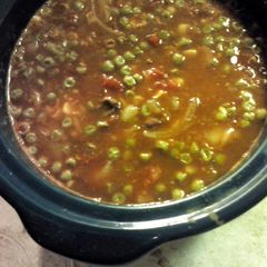 A picture of Crock Pot Easy Chili Vegetable Soup.