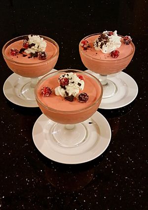 A picture of Cranberry Mousse.