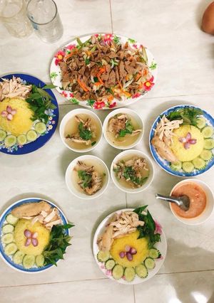 Hình của món Cơm gà Phú Yên (phiên bản cô Xê hihi).