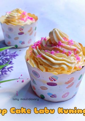 Resep Cup Cake Labu Kuning/Labu Parang Dengan Butter Cream oleh Ismy ...