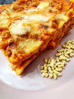 Foto di Lasagna vegetariana con ragù di soia