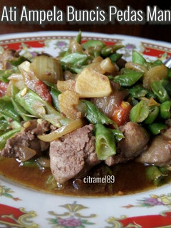 Foto resep Tumis Ati Ampela Buncis Pedas Manis