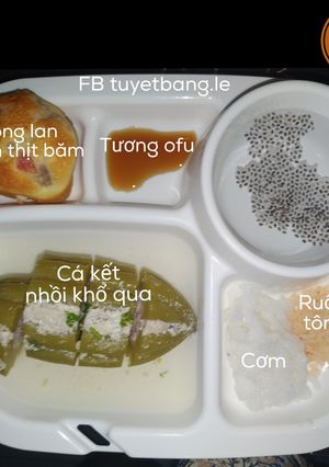 Hình của món Ăn dặm cho bé: Cá kết hầm khổ qua.