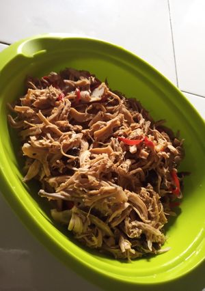 Foto resep 09. Ayam Suwir Kecap