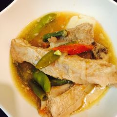 A picture of Pork Rib Singang Sour Stew.