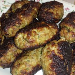 A picture of Persian Turkey Kofta Kebabs.