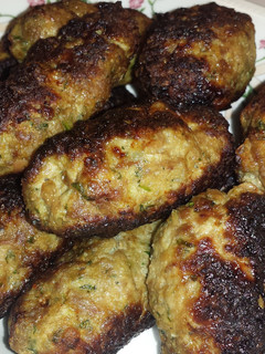 A picture of Persian Turkey Kofta Kebabs.