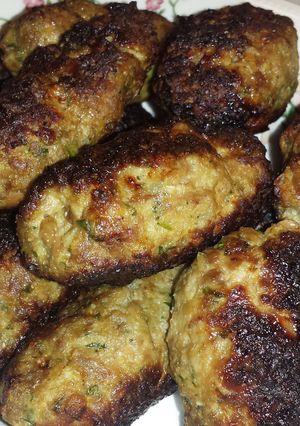 A picture of Persian Turkey Kofta Kebabs.
