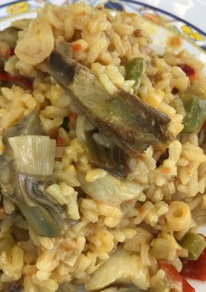 Foto principal de Arroz de Alcachofa y Bacalao