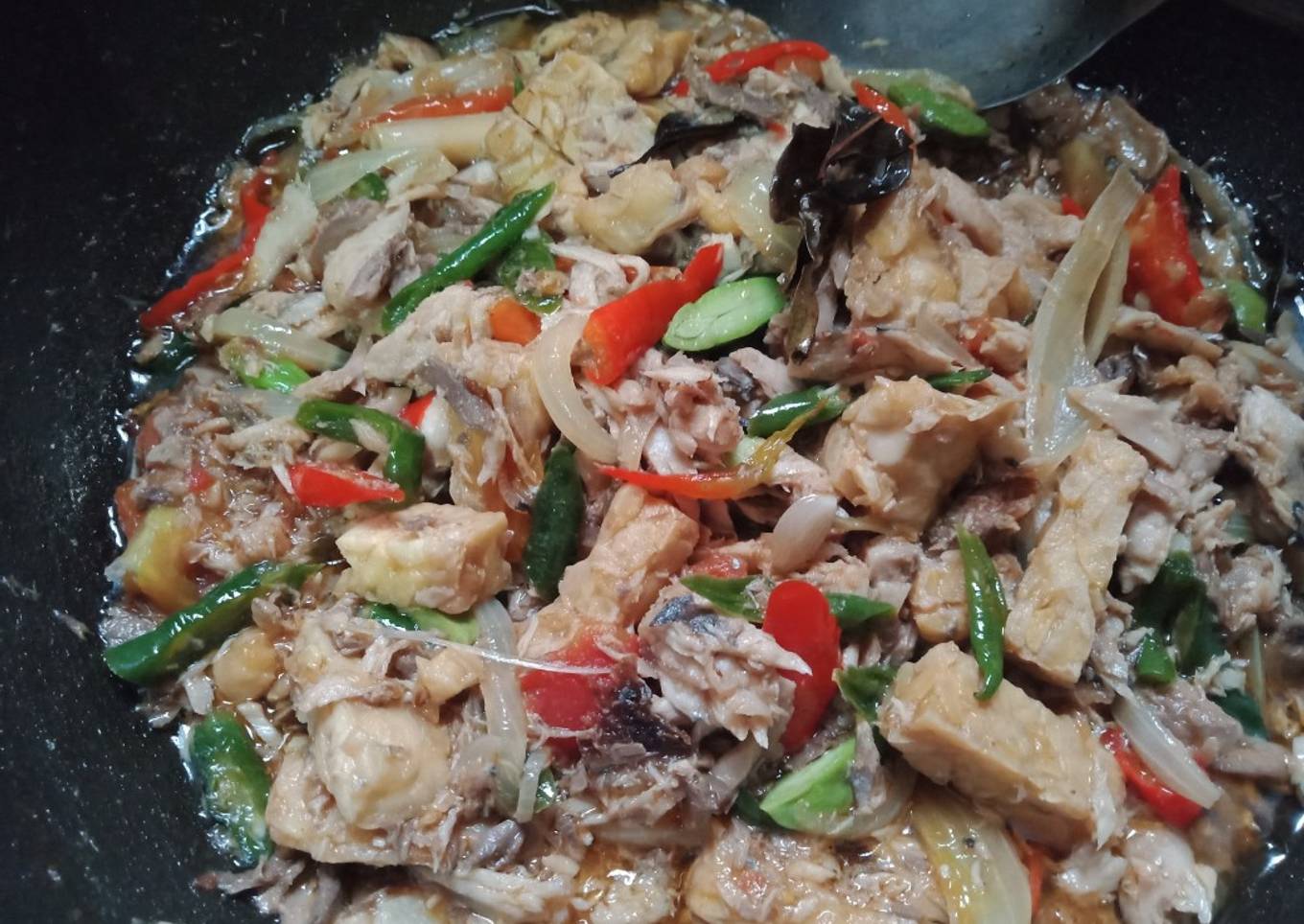 Resep Tongkol suwir enakk Anti Gagal