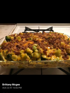 A picture of Loaded potato casserole.