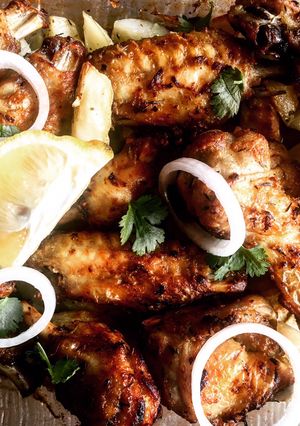 Une photo de Ailes de poulet à l’africaine