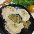 Pierogi z kaszą gryczaną i serem wędzonym