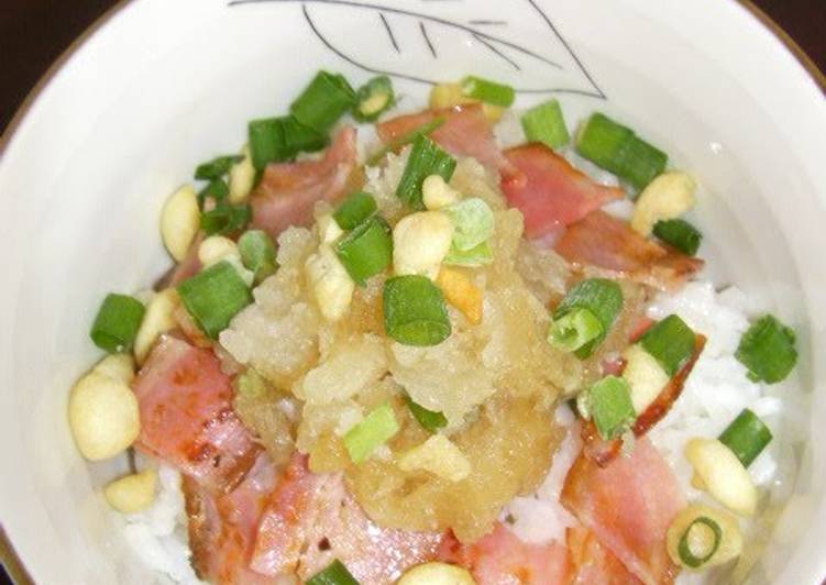 Why Most People Fail At Trying To Easy &amp; Quick Bacon and Grated Daikon Radish Rice Bowl