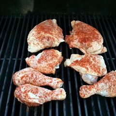 A picture of Paprika grilled crispy chicken.