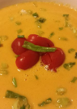 A picture of Sweet Potatoe Soup.