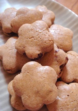A picture of Kinako and Raisin Cookies.