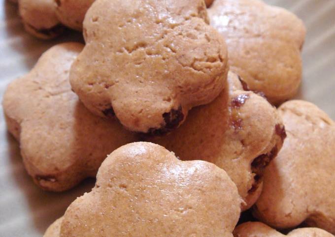 Steps to Make Speedy Kinako and Raisin Cookies