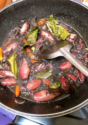 Foto resep Tumis Cumi Hitam