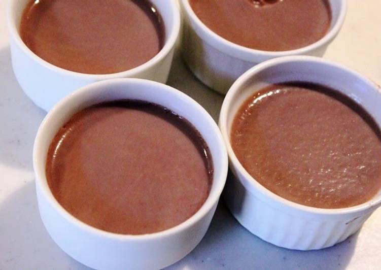 Easiest Way to Make Perfect No Eggs!  No Milk!  Chocolate Pudding