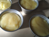 Crema de limón y leche de coco