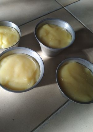 Una foto de Crema de limón y leche de coco