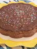 Torta morbida al cioccolato con glassa