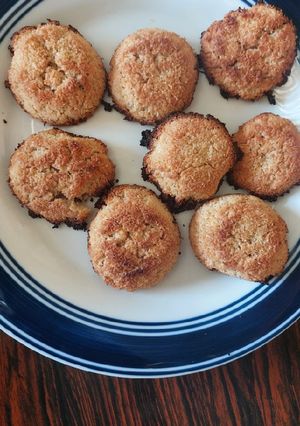 Una foto de Galletitas de coco sin harina