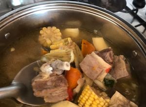 Una foto de Sancocho de costilla