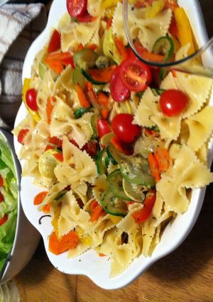 A picture of Pasta Primavera.