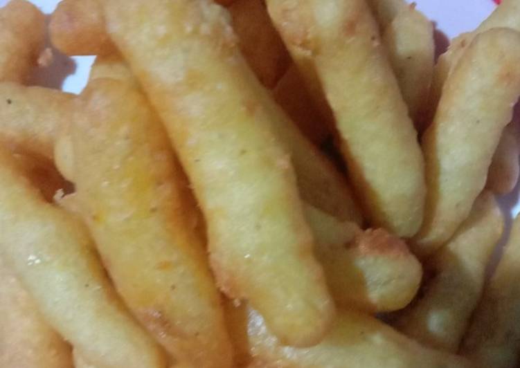 Bagaimana Menyiapkan Stik kentang keju suka2 😊 Anti Gagal