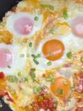 Breakfast with Eggs and Cabbage