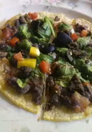 A picture of Healthy Pizza Taco.