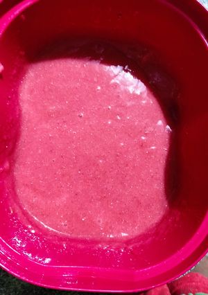 Una foto de Sorbet de sandía