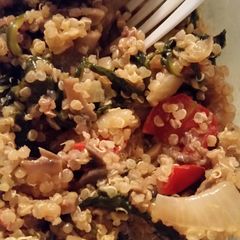A picture of Quinoa stir.