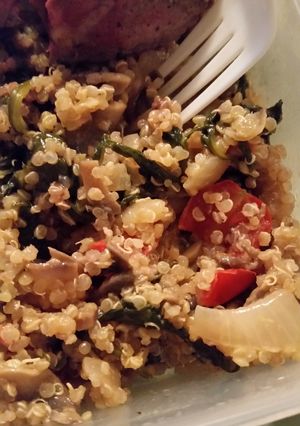 A picture of Quinoa stir.