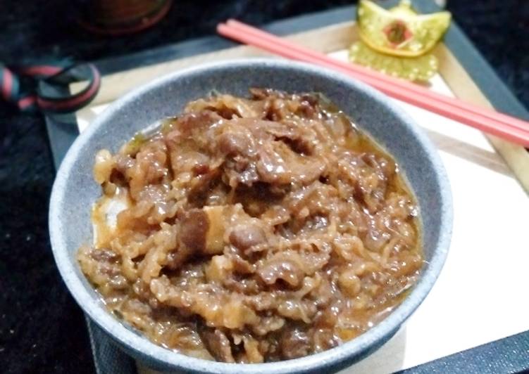 Cara Memasak Cepat Rice bowl ala yoshinoya Paling Enak