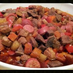 A picture of AMIEs PORK MENUDO.
