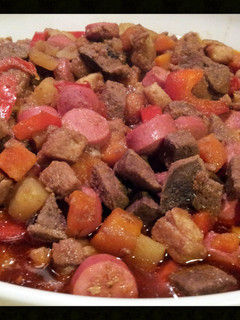 A picture of AMIEs PORK MENUDO.