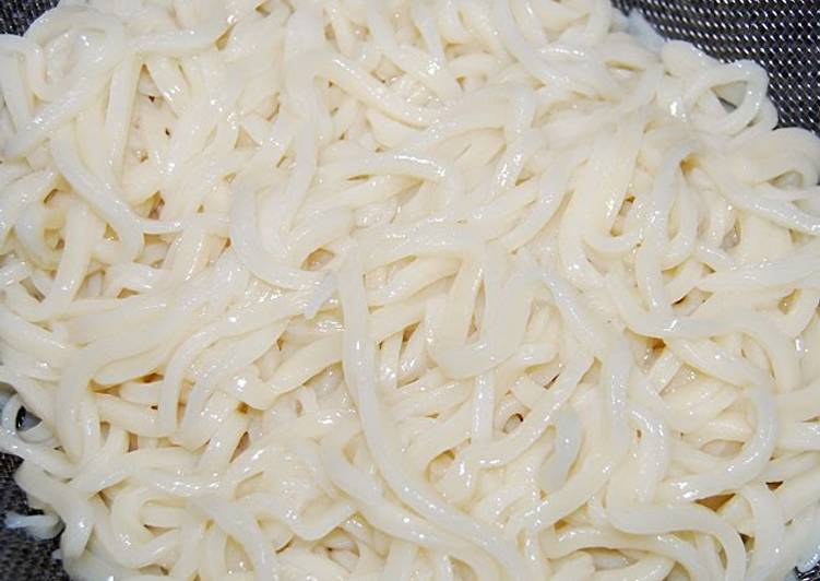 Steps to Prepare Homemade Easy Handmade Udon Noodles