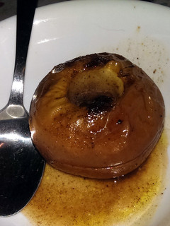 A picture of Baked Apple's n Ice Cream.