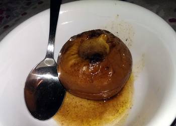 Fresh, Prepare Recipe Baked Apples n Ice Cream Very Delicious