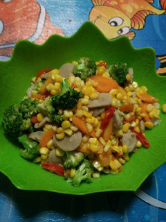 Foto resep Tumis sayur pelangi