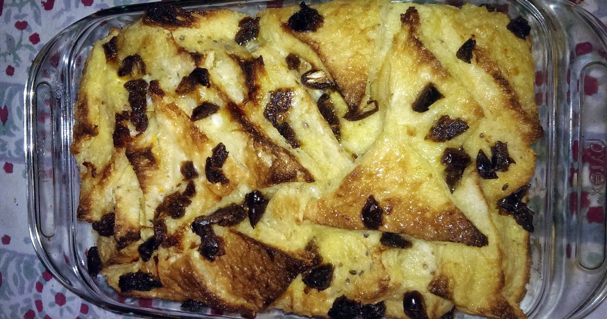 Bread n Butter Pudding with Dates Recipe by Ali Cookpad