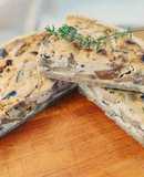 Torta salata ai funghi cardoncelli