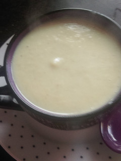 A picture of Mandys leek and potato soup.