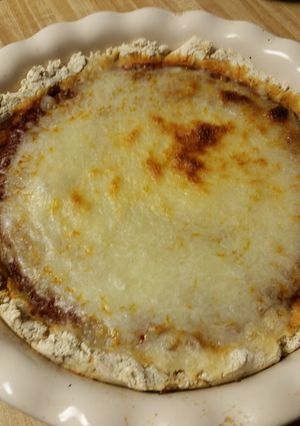 A picture of Chorizo Pizza.