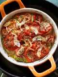 Assado de Abobrinha e Tomate