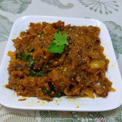 A picture of Baingan Ka Bharta.
